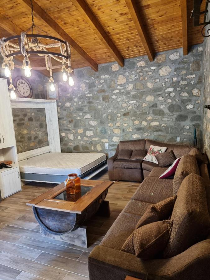 House With Big Garden And Barbeque In Nature Vourgareli エクステリア 写真