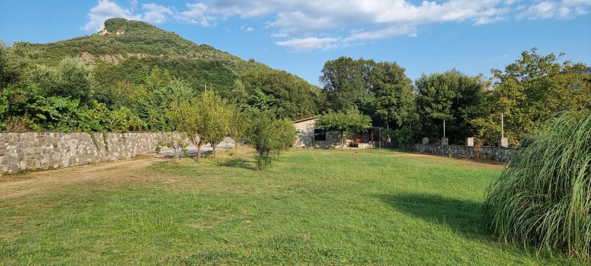 House With Big Garden And Barbeque In Nature Vourgareli エクステリア 写真